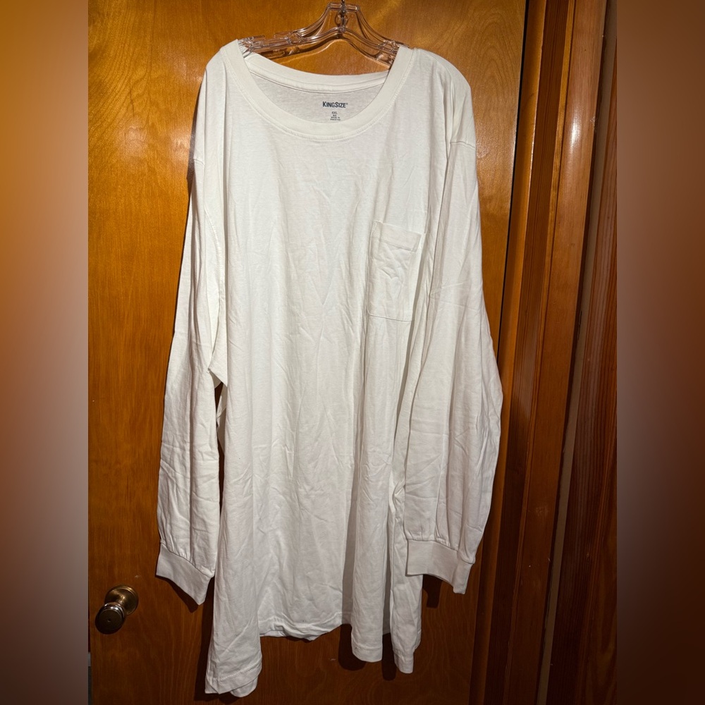 Men's Classic Cream Long Sleeve Tee
